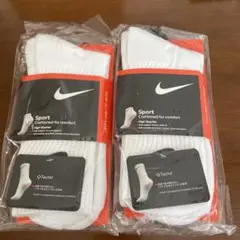 NIKE ハイクォーターソックス　2足セット27〜29
