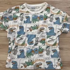 恐竜コミックTシャツ 120サイズ