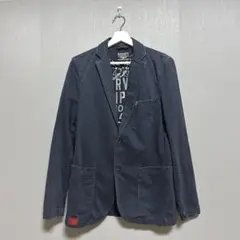《REPLAY》リプレイ (M) メンズ テーラードジャケット 紺 アウター