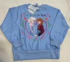 新品未使用　110Disney アナと雪の女王 トレーナー