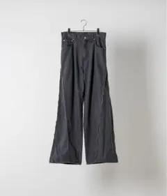 【soerte】3WAY SIDE-ZIP BUGGY DENIM PANTS