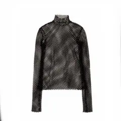 【※9/4まで】ジョンローレンスサリバン 23AW メッシュ ハイネックトップス