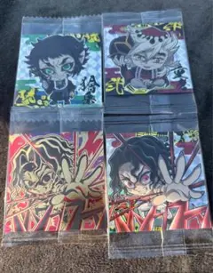 アニメキャラクター ステッカー 4枚セット