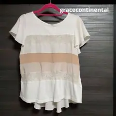グレースコンチネンタル♡レースデザイン フレアスリーブTシャツ