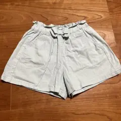 キュロット　ハーフパンツ ミントグリーン　100
