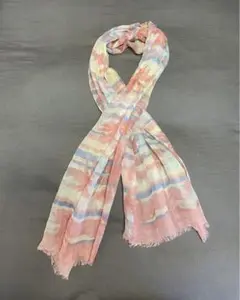 美品　UNTITLED アンタイトル　ストール　ショール　レディース　ピンク