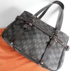 【美品】LOEWE ロエベ アナグラム PVC トートバッグ