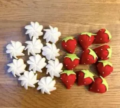 フェルトおままごと イチゴ＆ホイップクリーム