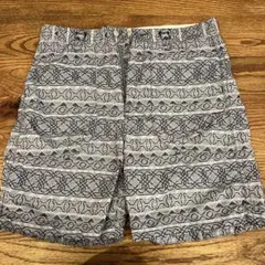 White Mountaineering 幾何学模様ショートパンツ L