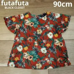 futafuta BLACK CLOSET＊花柄シャツ 90cm