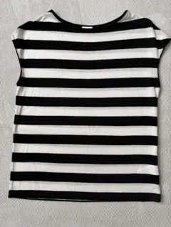 URBAN RESEARCH DOORS ストライプ ノースリーブ Tシャツ
