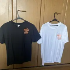DIESEL プリントTシャツ 2枚セット XL