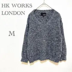 HK WORKS LONDON Vネックニットセーター 【M】 カジュアル 秋冬