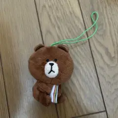LINE ライン ブラウン ぬいぐるみ ストラップ マスコット