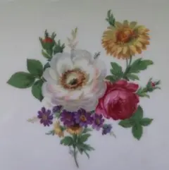 WEST GERMANY FURSTENBERG 花柄陶磁器大皿