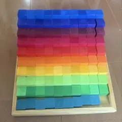 グリムス社　にじのカウンティングブロック（小）