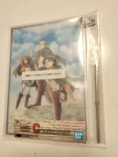 【新品未開封】進撃の巨人 一番くじ C賞　アクリルボード