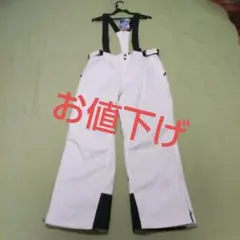 スキーウエア ボトムス 男性 Lサイズ 白