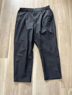 25SS New Balance MET24 黒 ワイドテーパードパンツ