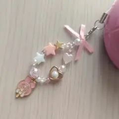ゆめかわ⑥　たまごっちパラダイス　ストラップ　ビーズチャームストラップ