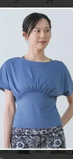 SUKALA スカーラ ギャザープルオーバー ブルーグレー ○Lサイズ○