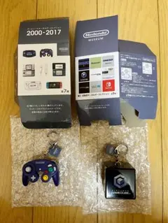 ニンテンドーミュージアム ゲームキューブ 起動音&コントローラ　キーホルダー