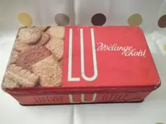 LU ビスケット キャニスター 缶　2点セット　ヴィンテージ　ブロカント LU ビスケット キャニスター 缶 2点セット ヴィンテージ ブロカント