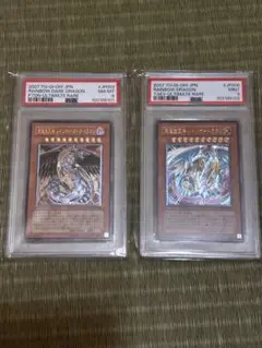 レインボードラゴン ダークドラゴン 連番 psa レリーフ