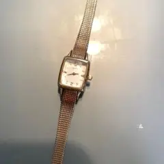 agetゴールド アナログ腕時計