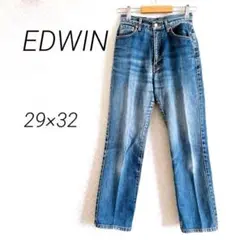 【1100】EDWIN エドウィン　ストレートデニム 29x32 S　カジュアル
