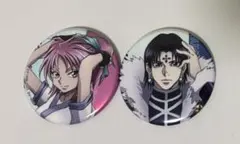 HUNTER × HUNTER クロロ＆マチ POPUP 缶バッジ