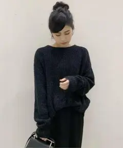 【美品】エーピーストゥディオ シルクリネンボートネックプルオーバー