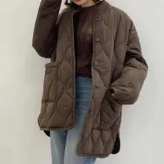 COCODEAL 中綿キルティングブルゾン