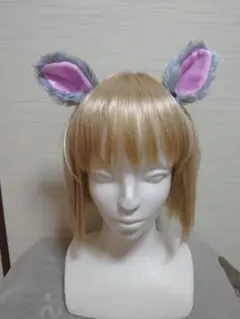 コスプレ ケモミミ グレー