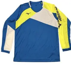Mizuno テニス Vネック 長袖プラクティスシャツ