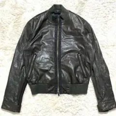 97AW EMPORIO ARMANI 赤タグ ダブル レザージャケット 50 97AW EMPORIO ARMANI 赤タグ ダブル レザージャケット 50