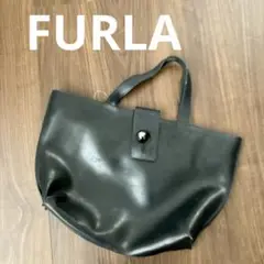 FURLA フルラ ハンドバッグ 本革 レディース ブラック