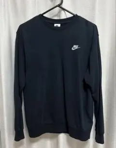 Nike ブラック クルーネック スウェット