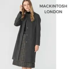 524*極美品 マッキントッシュ ロンドン ノーカラーコート