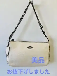 超可愛いコーチのレザーミニショルダー