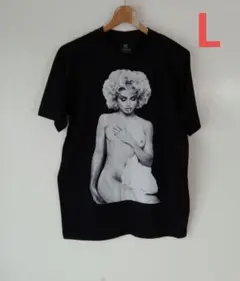 マドンナ MADONNA 裸体と煙草 アートTシャツ(L)I44