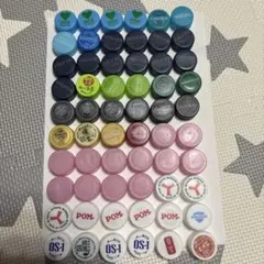ペットボトルキャップ　60個