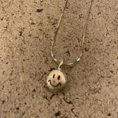【最終値下げ】シルバーネックレス 925 ニコちゃん ハンドメイド