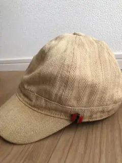 LiViTY ヘリンボーン キャップ ベージュ