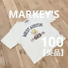 【マーキーズ】MARKEY'S/くまプリント/Tシャツ/半袖/100サイズ