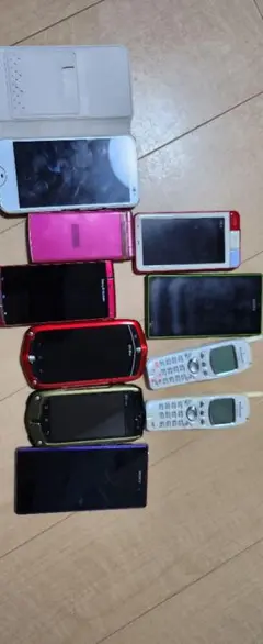 スマートフォン・携帯電話セット　通電未確認