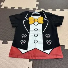 タキシード風ミッキーTシャツ　90cm