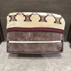 CELINE セリーヌ アクリル　ニューマイヤー　毛布　140×200