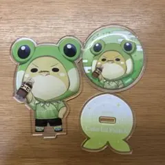カラフルピーチ シヴァ アクスタ＆缶バッチセット 極楽湯