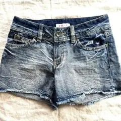 デニムブルー ショートパンツ Lサイズ